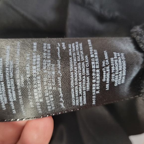 Womans Guess Bodycon Sleeveless Mesh and Knit Black Dress Size Medium - Picture 9 of 10